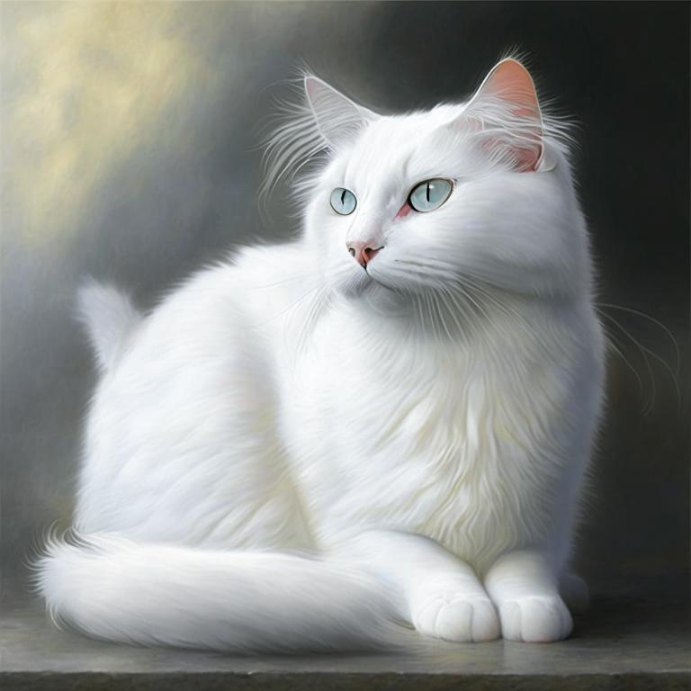 Сон Белая кошка