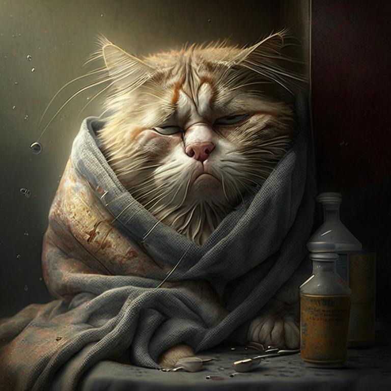 Сон Больной кот