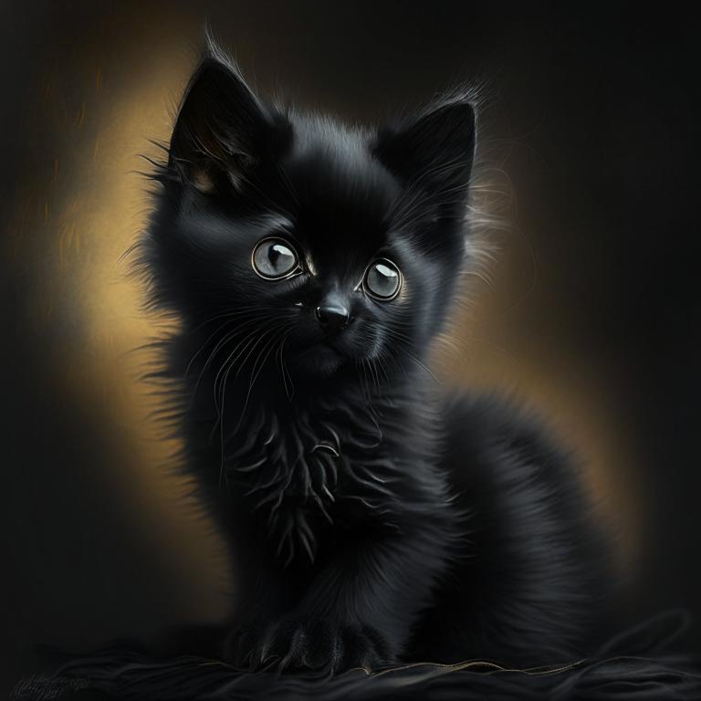 Сон Черный котенок