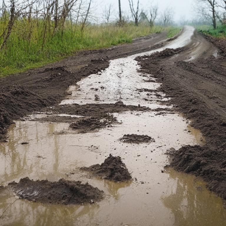 Сон Грязь на дороге