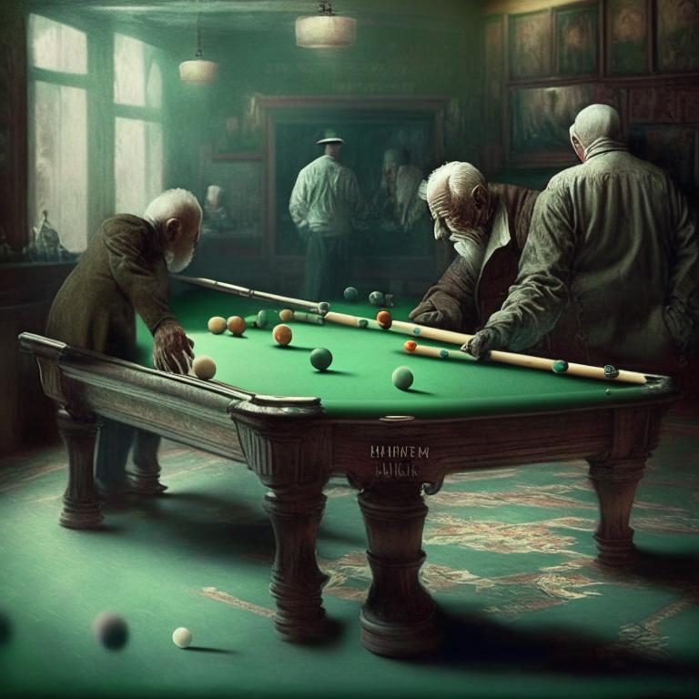 Сон Игра на бильярде