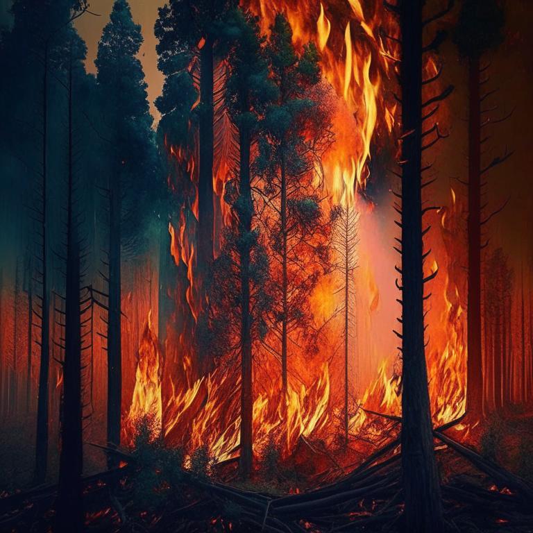 Сон Лесной пожар, стихийный пожар