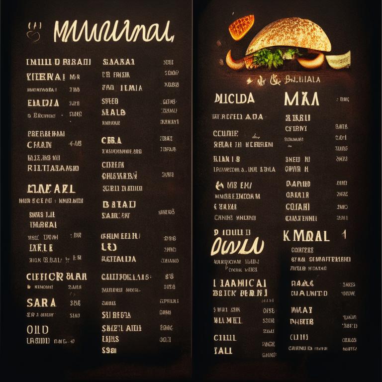 Сон Меню