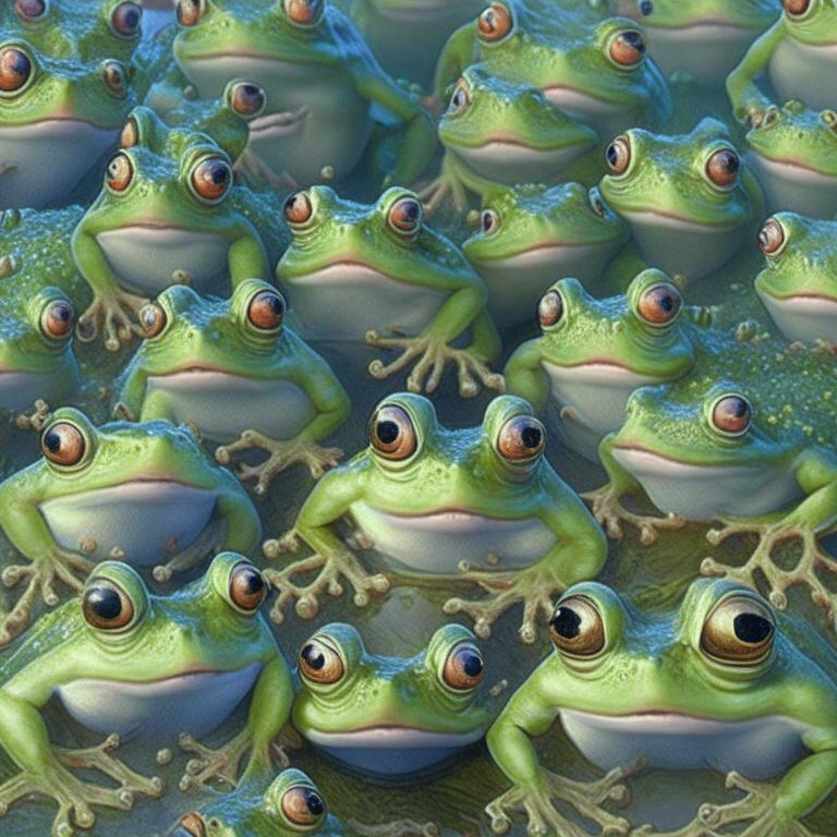 Сон Много лягушек