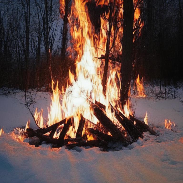 Сон Огонь зимой