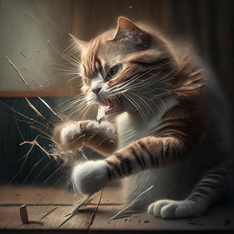 Сон Поцарапала кошка