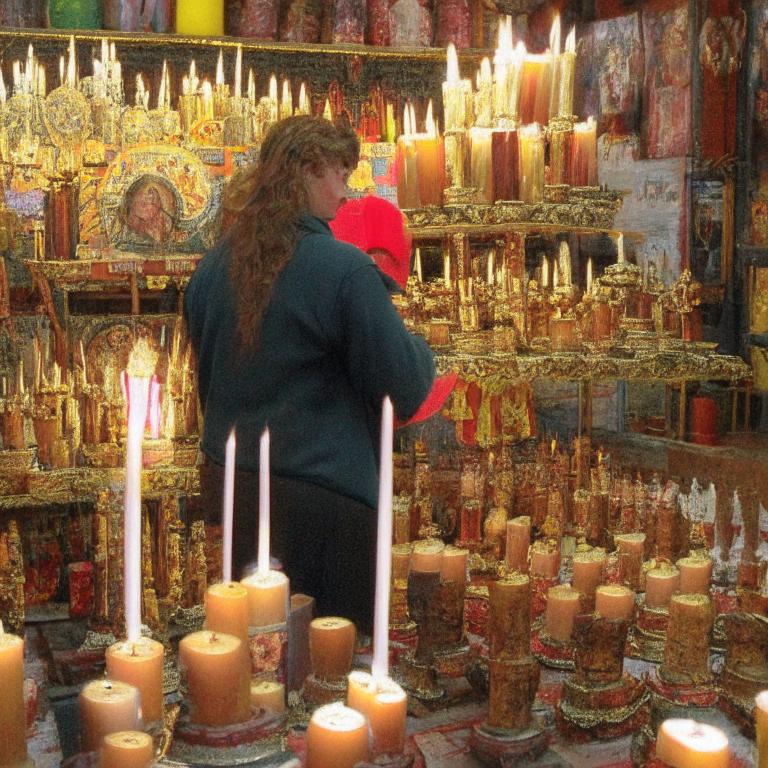Сон Покупать церковные свечи
