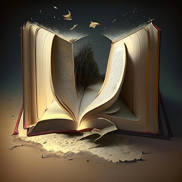 Сон Раскрытые книги