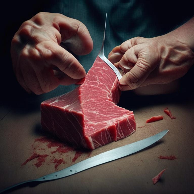 Сон Резать мясо