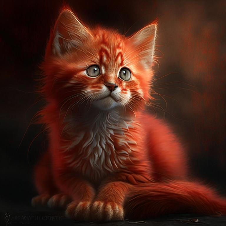 Сон Рыжий котенок
