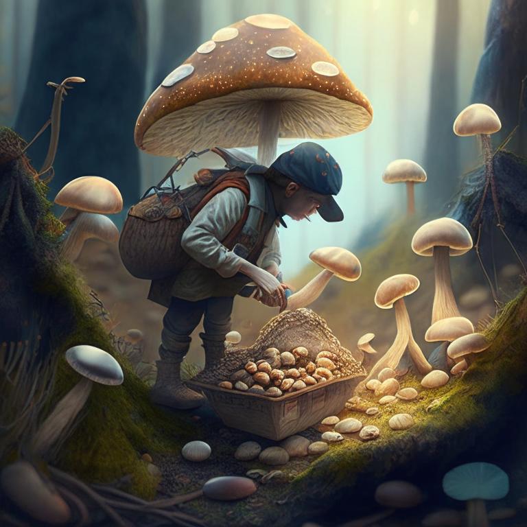 Сон Собирать грибы