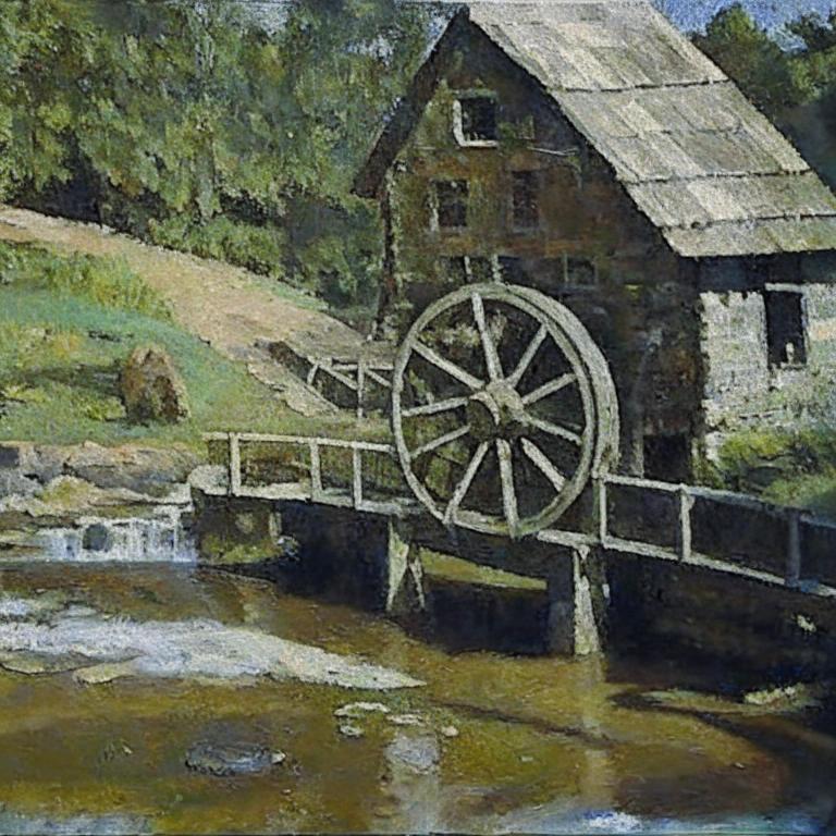 Сон Водяная мельница