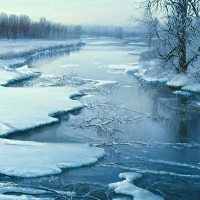 Сон Замерзшая река
