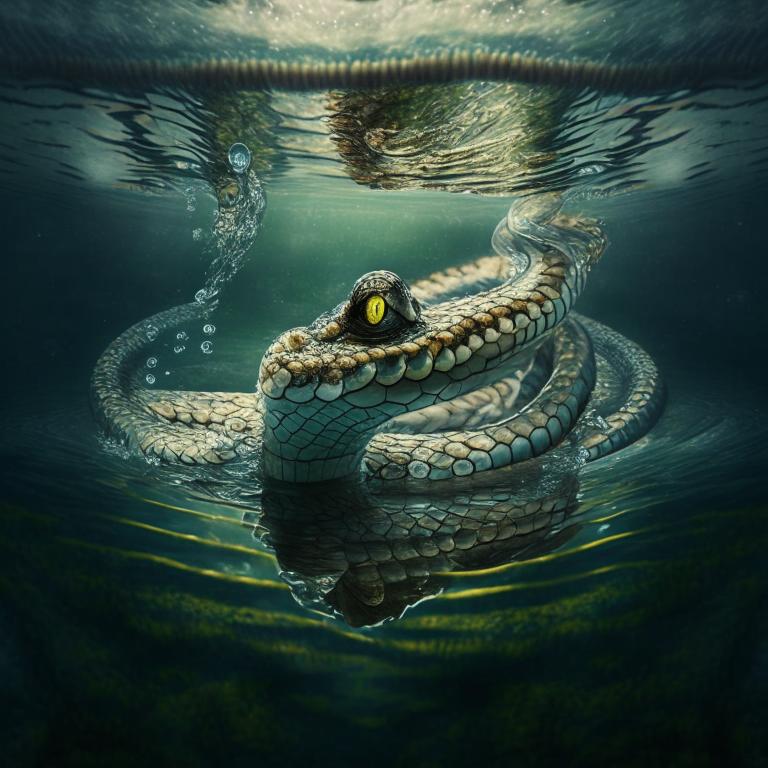 Сон Змея в воде
